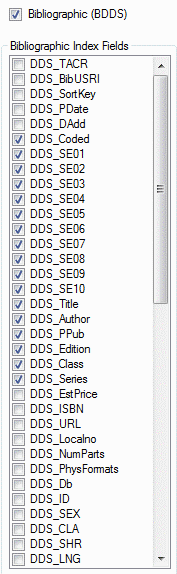 Aurora systems Manager - Database fields