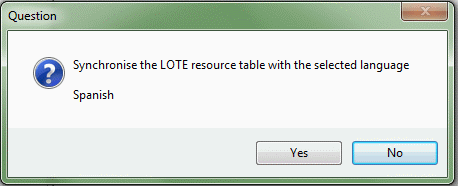 Aurora systems Manager - LOTE - Tables to be addressed