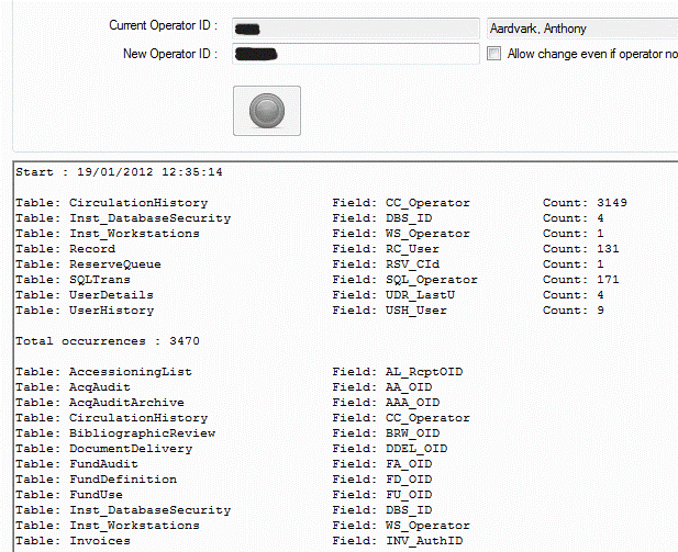 Aurora systems Manager - Number of occurrences - Updated