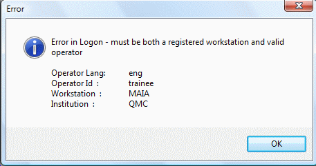 Desktop Login - Workstation registration