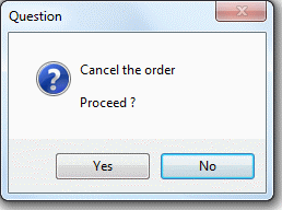 Place an order - Orders Details - Cancel order - Question