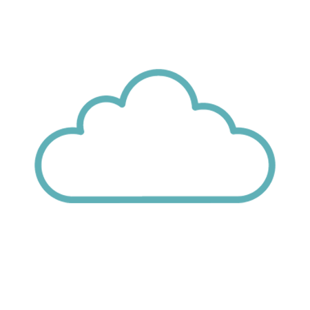 website icons solid Blue-Cloud